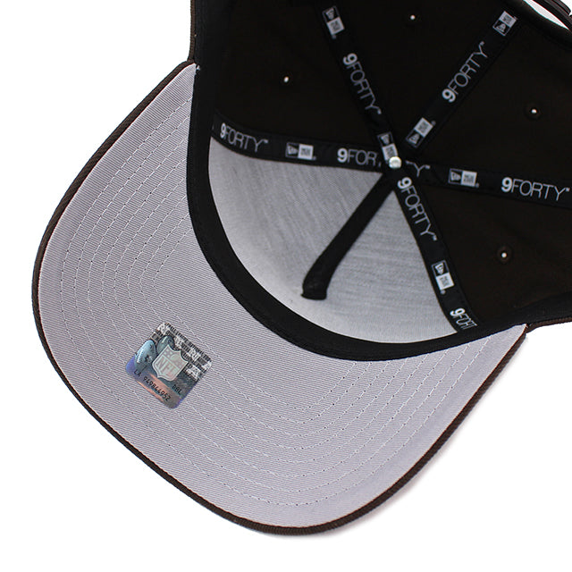 ニューエラ キャップ 9FORTY クリーブランド ブラウンズ NFL A-FRAME SNAPBACK CAP BROWN