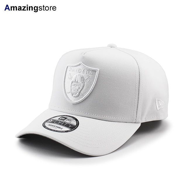 ニューエラ キャップ 9FORTY ラスベガス レイダース NFL THE A-FRAME SNAPBACK CAP WHITEOUT