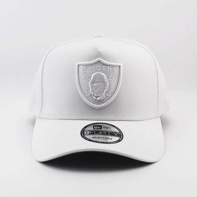 ニューエラ キャップ 9FORTY ラスベガス レイダース NFL THE A-FRAME SNAPBACK CAP WHITEOUT