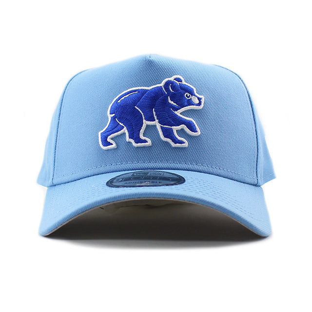 ニューエラ キャップ 9FORTY シカゴ カブス MLB A-FRAME SNAPBACK CAP LIGHT BLUE