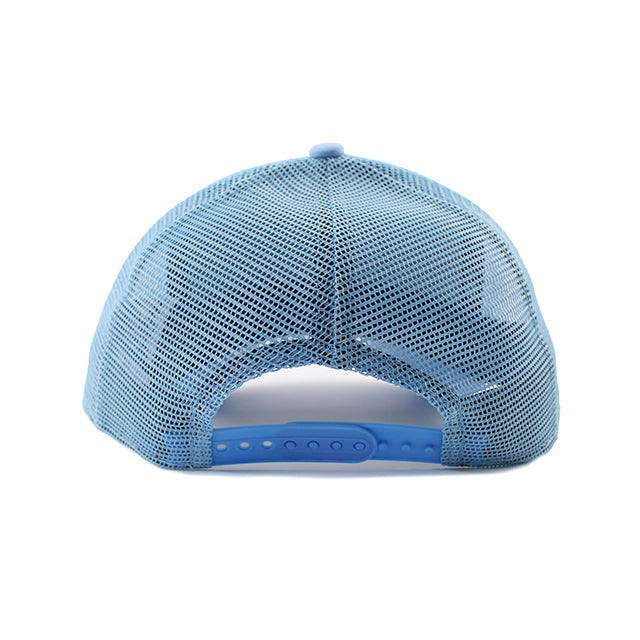 ニューエラ メッシュキャップ 9FORTY ノースカロライナ ターヒールズ NCAA A-FRAME TRUCKER MESH CAP LIGHT BLUE