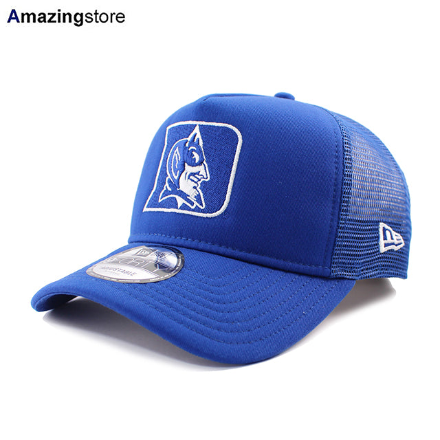 ニューエラ メッシュキャップ 9FORTY デューク ブルーデビルズ NCAA A-FRAME TRUCKER MESH CAP BLUE