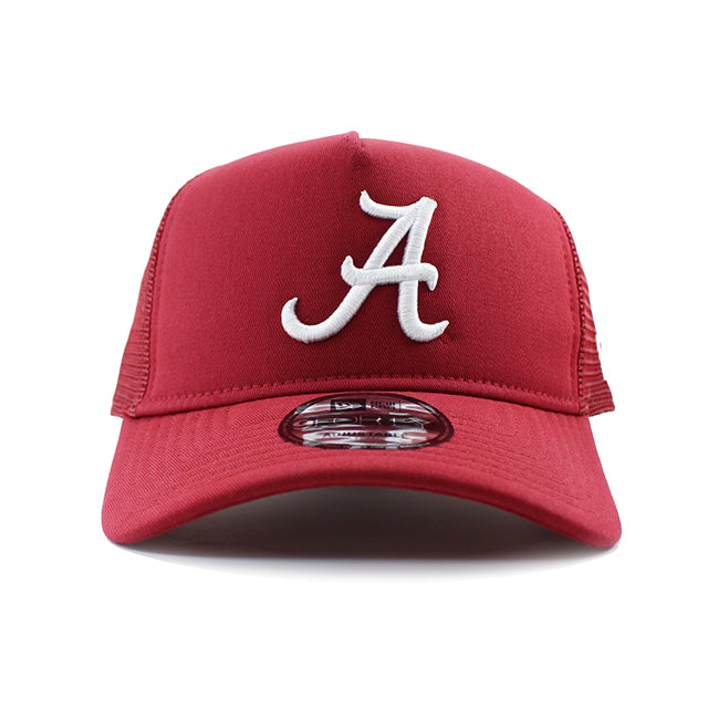 ニューエラ メッシュキャップ 9FORTY アラバマ クリムゾンタイド NCAA A-FRAME TRUCKER MESH CAP BRICK RED