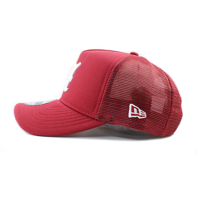 ニューエラ メッシュキャップ 9FORTY アラバマ クリムゾンタイド NCAA A-FRAME TRUCKER MESH CAP BRICK RED