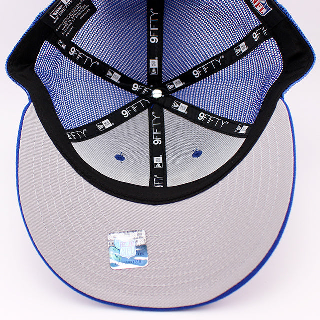 ニューエラ メッシュキャップ LP9FIFTY ニューヨーク ジャイアンツ TRUCKER MESH CAP BLUE