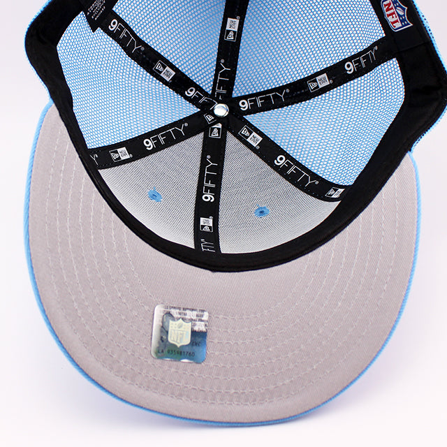 ニューエラ メッシュキャップ LP9FIFTY ヒューストン オイラーズ NFL TRUCKER MESH CAP LIGHT BLUE