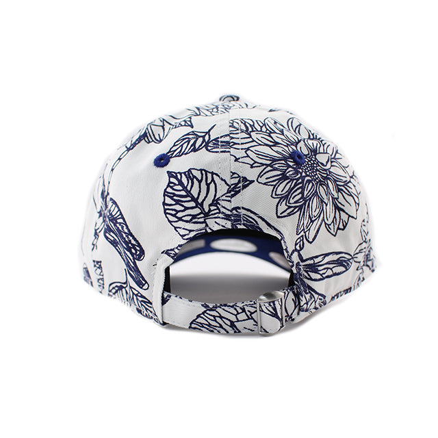 女性用 ニューエラ キャップ 9TWENTY ストラップバック ロサンゼルス ドジャース MLB FLORAL CORE CLASSIC STRAPBACK CAP WHITE