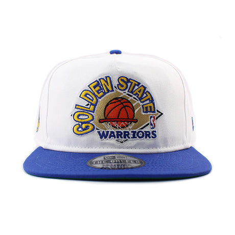 ニューエラ キャップ GOLFER ゴールデンステイト ウォリアーズ NBA SNAPBACK CAP WHITE