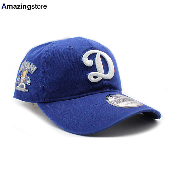 大谷翔平モデル ニューエラ 9TWENTY ロサンゼルス ドジャース MLB D LOGO SHOHEI OHTANI PITCHING STRAPBACK CAP ROYAL BLUE