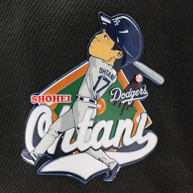 大谷翔平モデル ニューエラ 59FIFTY ロサンゼルスドジャース MLB D LOGO SHOHEI OHTANI BATTING FITTED CAP BLACK