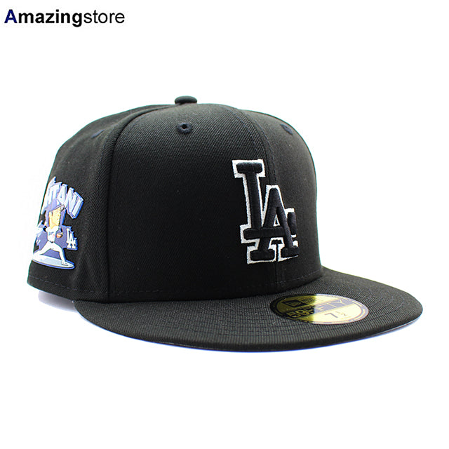 大谷翔平モデル ニューエラ 59FIFTY ロサンゼルス ドジャース MLB SHOHEI OHTANI PITCHING FITTED CAP BLACK