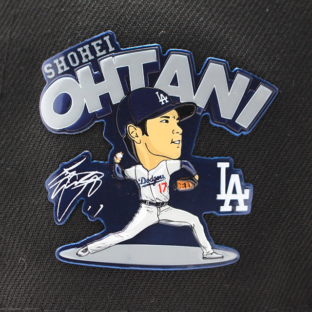 大谷翔平モデル ニューエラ 59FIFTY ロサンゼルス ドジャース MLB SHOHEI OHTANI PITCHING FITTED CAP BLACK
