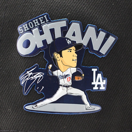 大谷翔平モデル ニューエラ 59FIFTY ロサンゼルス ドジャース MLB SHOHEI OHTANI PITCHING FITTED CAP BLACK
