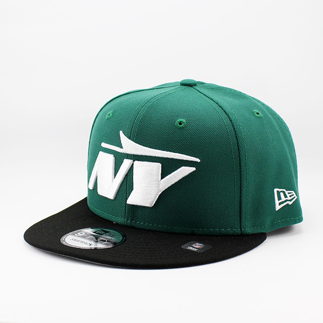 ニューエラ キャップ 9FIFTY スナップバック ニューヨーク ジェッツ NFL 2T TEAM BASIC SNAPBACK CAP GREEN BLACK