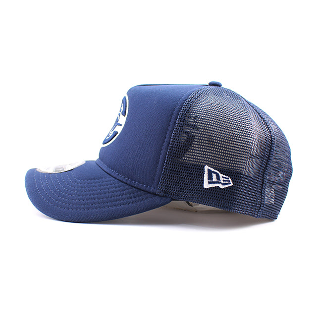 ニューエラ メッシュキャップ 9FORTY ロサンゼルス クリッパーズ NBA A-FRAME TRUCKER MESH CAP NAVY