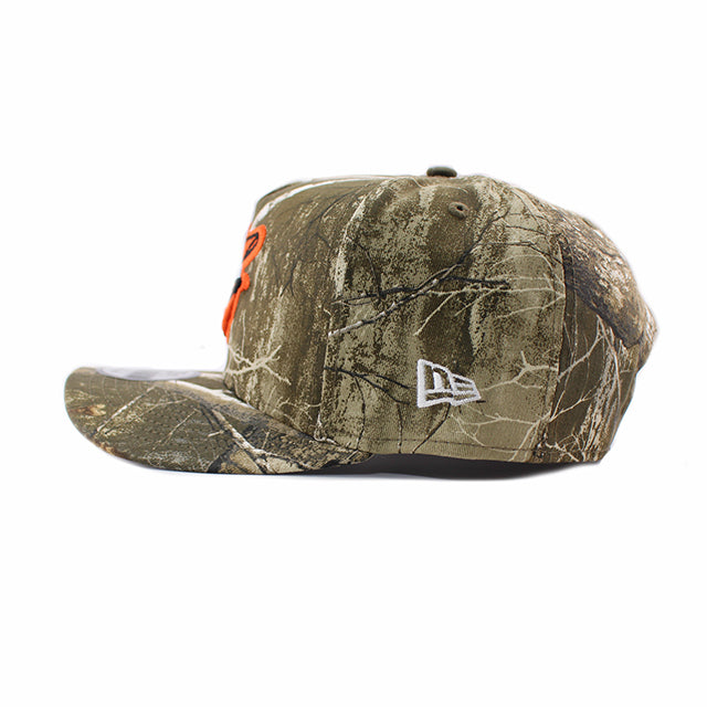 ニューエラ キャップ 9FIFTY スナップバック ボルチモア オリオールズ MLB A-FRAME SNAPBACK CAP REAL TREE CAMO