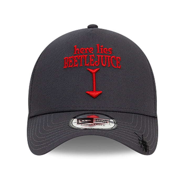 ニューエラ キャップ 9FORTY スナップバック ビートルジュース E-FRAME SNAPBACK CAP GRAPHITE