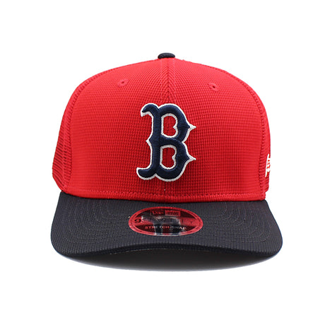 ニューエラ キャップ 9SEVENTY ストレッチ スナップバック ボストン レッドソックス 2025 MLB BATTING PRACTICE BP STRETCH MESH SNAPBACK CAP RED