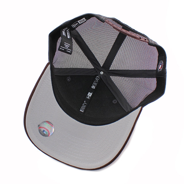ニューエラ キャップ 9SEVENTY ストレッチ スナップバック サンディエゴ パドレス MLB BATTING PRACTICE MESH STRETCH SNAPBACK CAP GRAPHITE