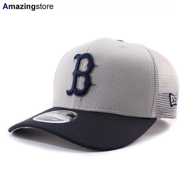 ニューエラ キャップ 9SEVENTY ストレッチ スナップバック ボストン レッドソックス MLB BATTING PRACTICE MESH STRETCH SNAPBACK CAP GRAPHITE