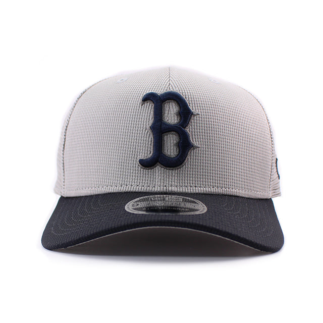 ニューエラ キャップ 9SEVENTY ストレッチ スナップバック ボストン レッドソックス MLB BATTING PRACTICE MESH STRETCH SNAPBACK CAP GRAPHITE