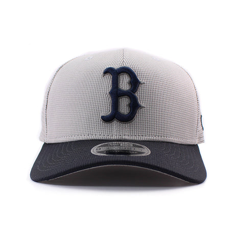 ニューエラ キャップ 9SEVENTY ストレッチ スナップバック ボストン レッドソックス MLB BATTING PRACTICE MESH STRETCH SNAPBACK CAP GRAPHITE