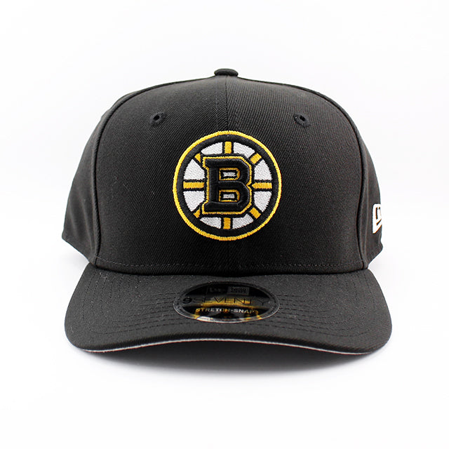ニューエラ キャップ 9SEVENTY ストレッチ スナップバック ボストン ブルーインズ NHL STRETCH SNAPBACK CAP BLACK