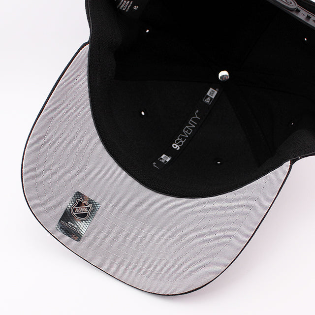 ニューエラ キャップ 9SEVENTY ストレッチ スナップバック ボストン ブルーインズ NHL STRETCH SNAPBACK CAP BLACK