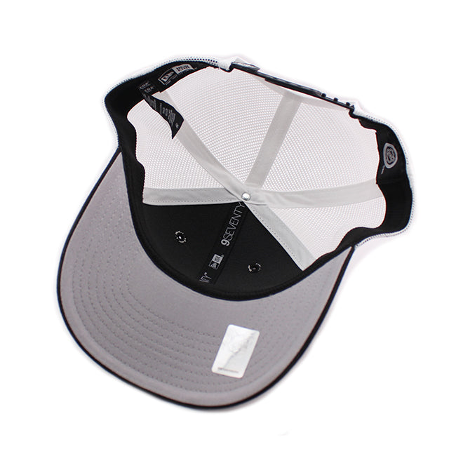 ニューエラ キャップ 9SEVENTY ストレッチ スナップバック ロサンゼルス キングス NHL STRETCH MESH SNAPBACK CAP BLACK WHITE