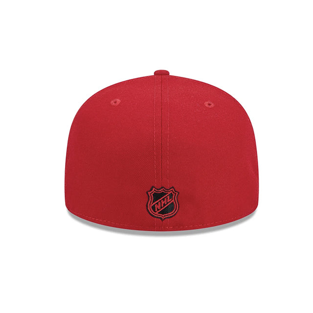 ニューエラ キャップ 59FIFTY ニュージャージー デビルス NHL TEAM BASIC FITTED CAP RED