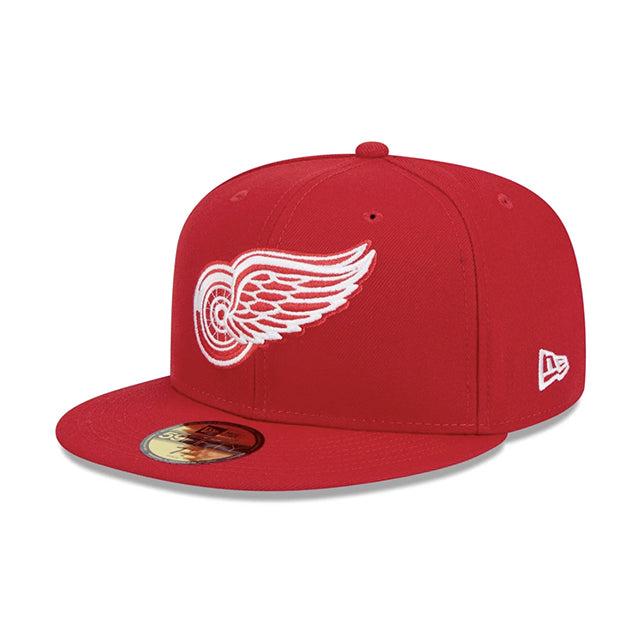 ニューエラ キャップ 59FIFTY デトロイト レッドウィングス NHL TEAM BASIC FITTED CAP RED
