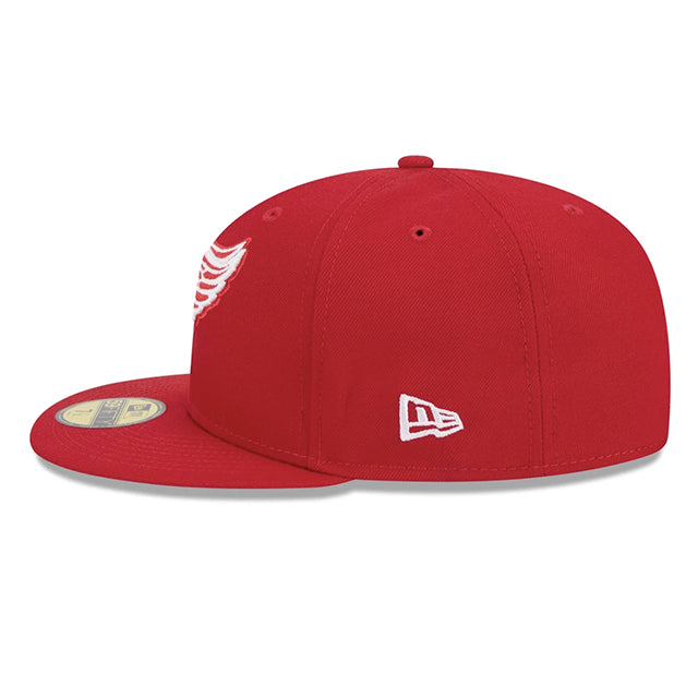 ニューエラ キャップ 59FIFTY デトロイト レッドウィングス NHL TEAM BASIC FITTED CAP RED