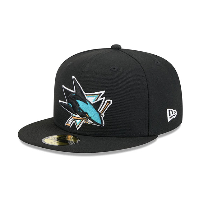 ニューエラ キャップ 59FIFTY サンノゼ シャークス NHL TEAM BASIC FITTED CAP BLACK