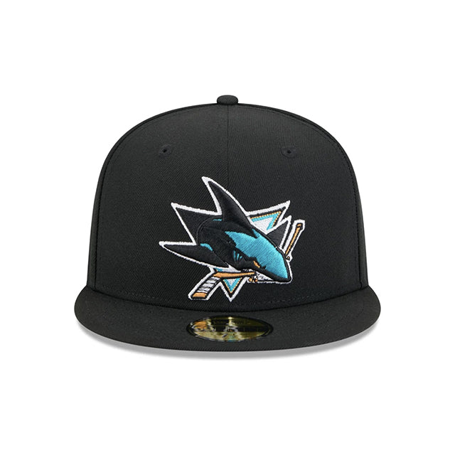 ニューエラ キャップ 59FIFTY サンノゼ シャークス NHL TEAM BASIC FITTED CAP BLACK