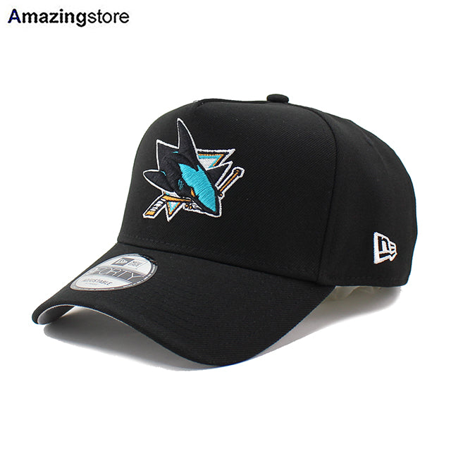 ニューエラ キャップ 9FORTY サンノゼ シャークス NHL A-FRAME SNAPBACK CAP BLACK