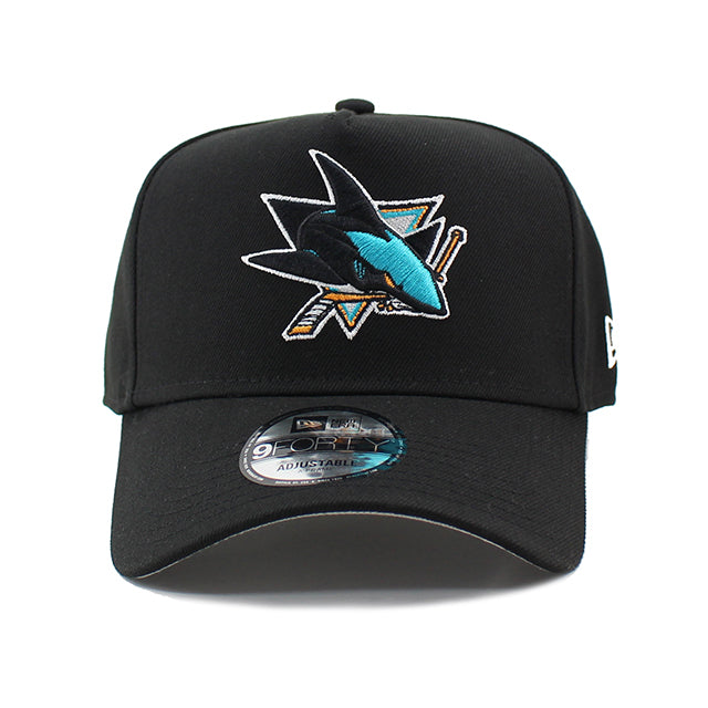 ニューエラ キャップ 9FORTY サンノゼ シャークス NHL A-FRAME SNAPBACK CAP BLACK