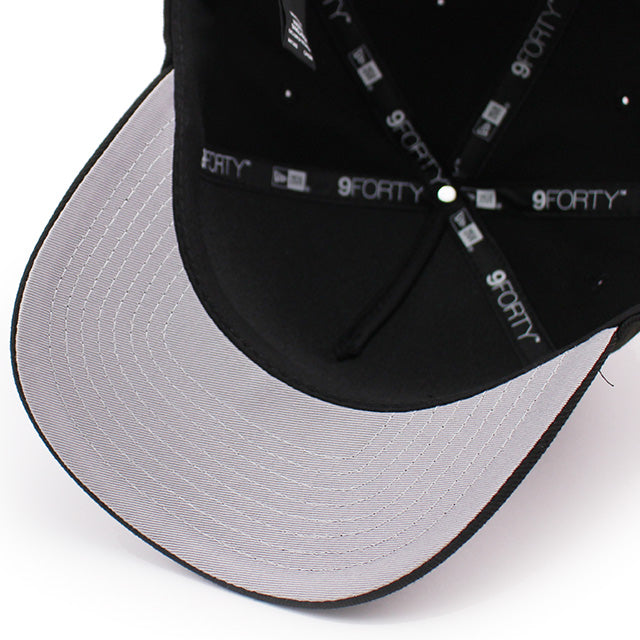 ニューエラ 9FORTY M-CROWN A-FRAME スナップバック アトランタ ブレーブス MLB SNAPBACK CAP BLACK