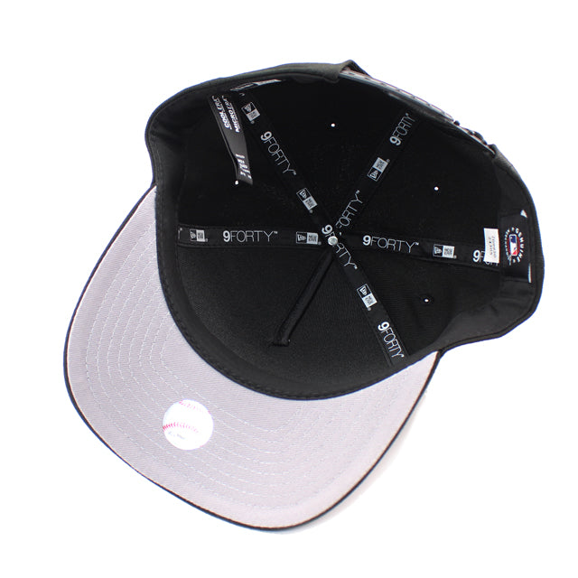 ニューエラ 9FORTY M-CROWN A-FRAME スナップバック ニューヨーク ヤンキース MLB SNAPBACK CAP BLACKOUT