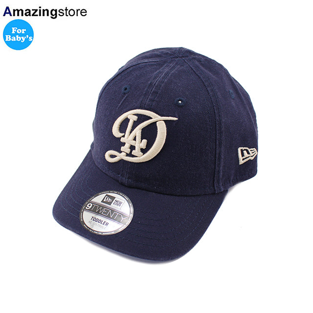 子供用 シティコネクト ニューエラ 9TWENTY ストラップバック ロサンゼルス ドジャース TODDER 2025 MLB CITY CONNECT TODDER STRAPBACK CAP NAVY