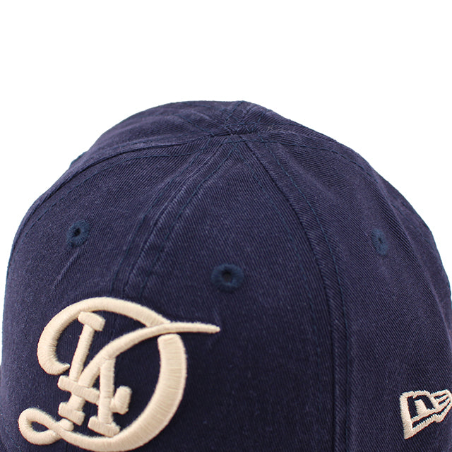 子供用 シティコネクト ニューエラ 9TWENTY ストラップバック ロサンゼルス ドジャース TODDER 2025 MLB CITY CONNECT TODDER STRAPBACK CAP NAVY