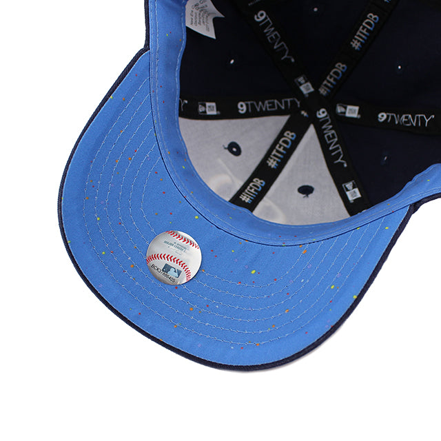 子供用 シティコネクト ニューエラ 9TWENTY ストラップバック ロサンゼルス ドジャース YOUTH 2025 MLB CITY CONNECT TODDER STRAPBACK CAP NAVY