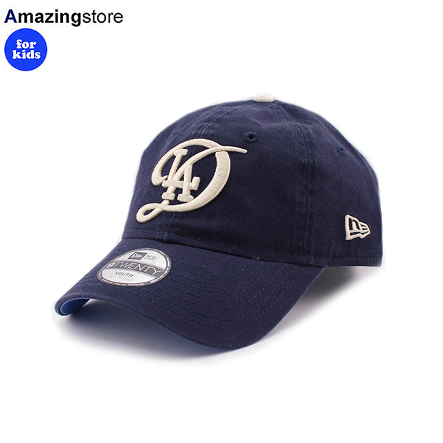 子供用 シティコネクト ニューエラ 9TWENTY ストラップバック ロサンゼルス ドジャース YOUTH 2025 MLB CITY CONNECT TODDER STRAPBACK CAP NAVY
