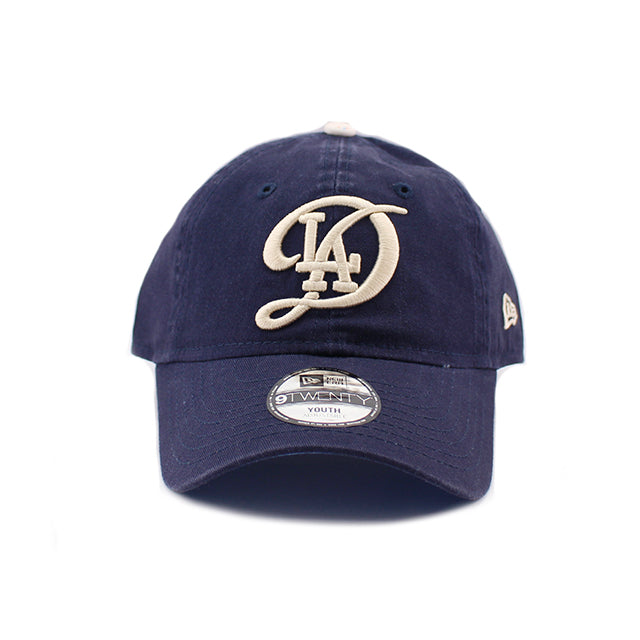 子供用 シティコネクト ニューエラ 9TWENTY ストラップバック ロサンゼルス ドジャース YOUTH 2025 MLB CITY CONNECT TODDER STRAPBACK CAP NAVY
