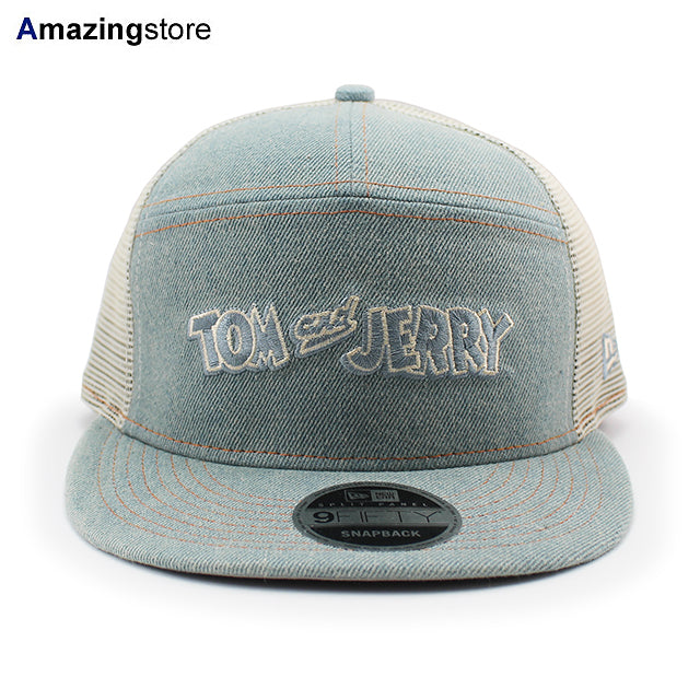 ニューエラ 9FIFTY スナップバック トム&ジェリー SPLIT PANEL SNAPBACK CAP DENIM