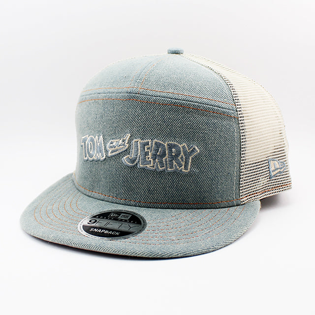 ニューエラ 9FIFTY スナップバック トム&ジェリー SPLIT PANEL SNAPBACK CAP DENIM