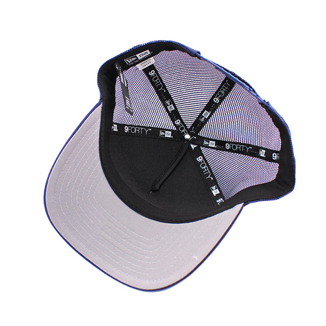 ニューエラ キャップ 9FORTY M-CROWN DC コミックス スーパーマン SUPERMAN A-FRAME MESH SNAPBACK CAP LT BLUE