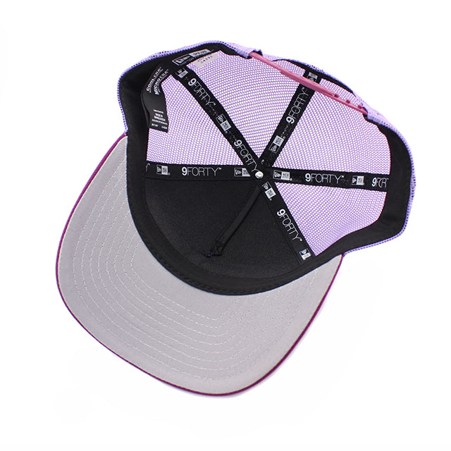 ニューエラ キャップ 9FORTY M-CROWN DCコミックス ジョーカー JOKER A-FRAME MESH SNAPBACK CAP PURPLE
