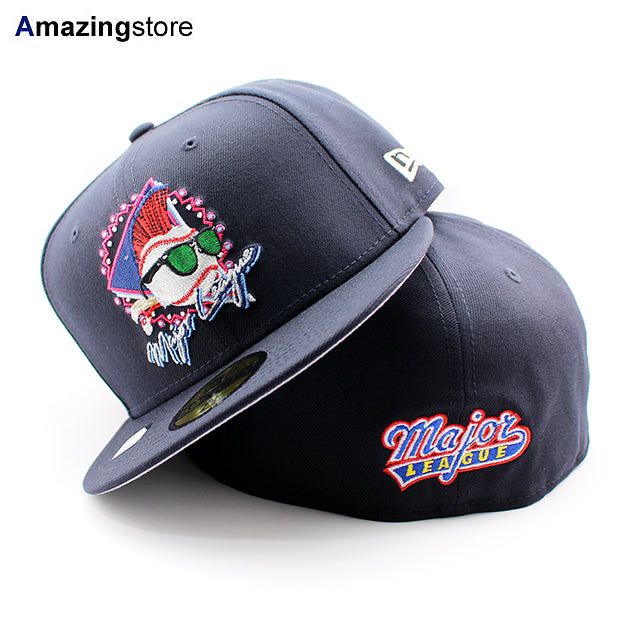 ニューエラ 59FIFTY 映画 メジャーリーグ NEON FITTED CAP NAVY