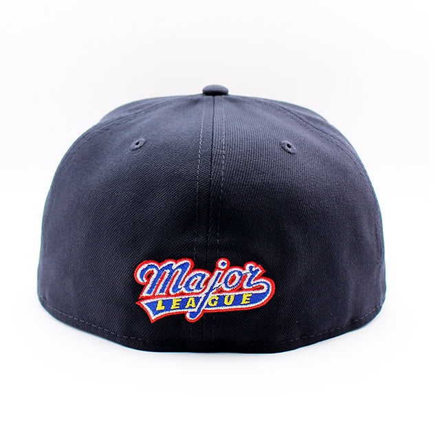 ニューエラ 59FIFTY 映画 メジャーリーグ NEON FITTED CAP NAVY