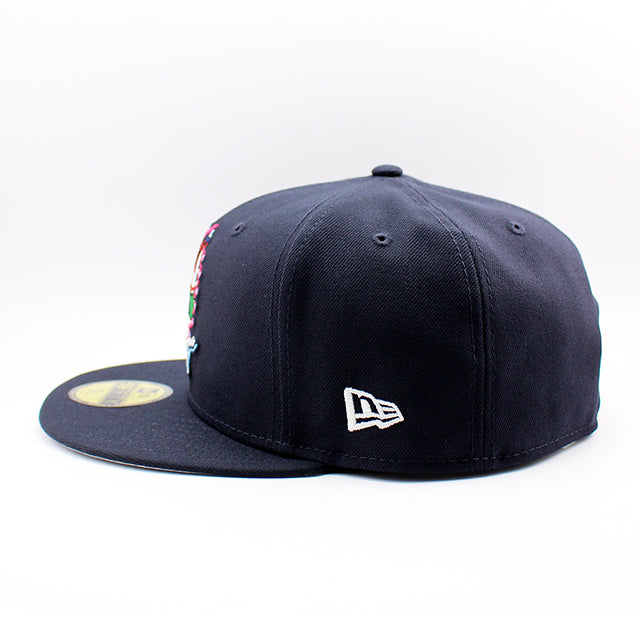 ニューエラ 59FIFTY 映画 メジャーリーグ NEON FITTED CAP NAVY